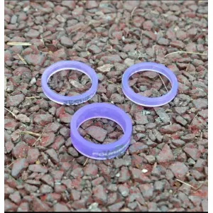 Прокладки під винос керма Fouriers Nylon 1-1/8" 5/5/10мм прозор нейлон 7.2г/кпл