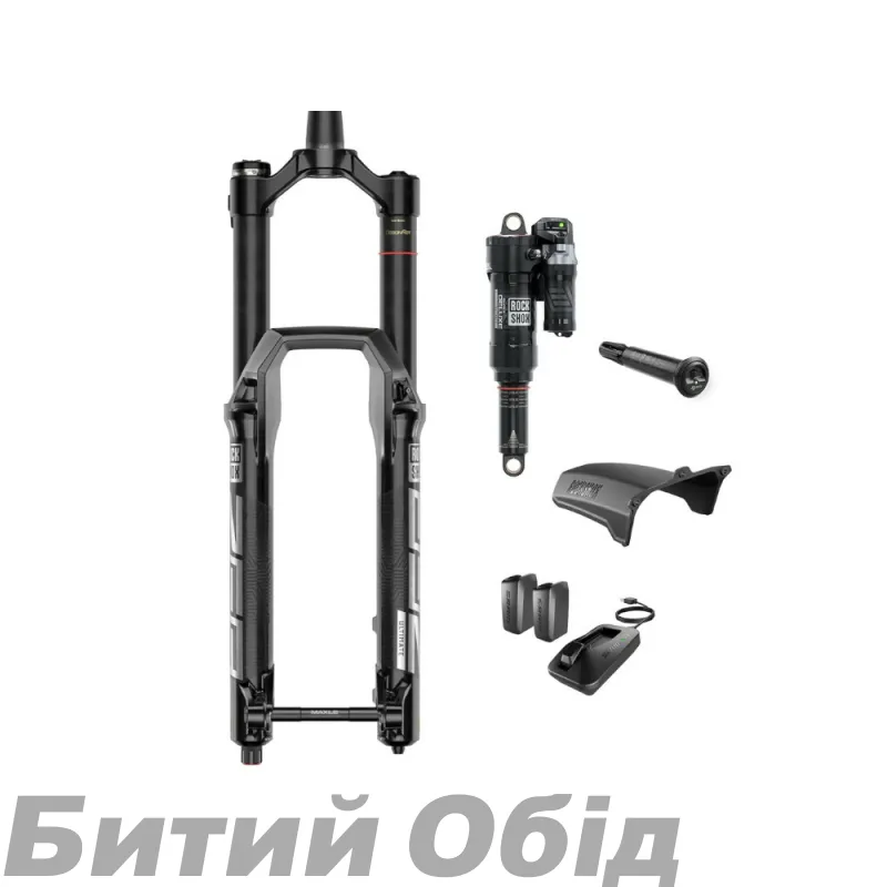 Комплект підвіски RockShox Flight Attendant Upgrade Kit - (ZEB 29 FA 170, SuperDeluxe205x60FA Trunnion/No Bushing, DubFA Pedal Sensor, 2 Batteries w/charger) A1 - Specialized Enduro 2020-2022
