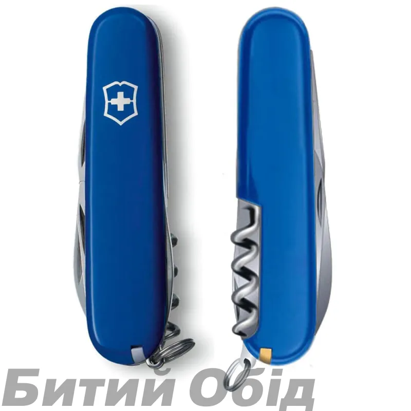 Ніж Victorinox Camper 91мм/13функ/син