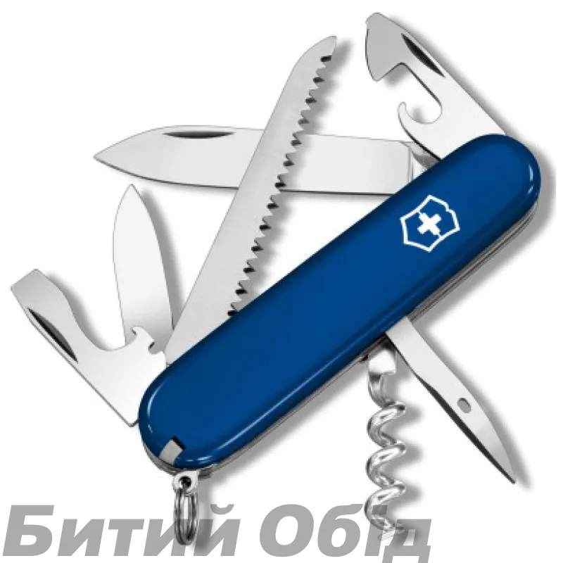 Ніж Victorinox Camper 91мм/13функ/син