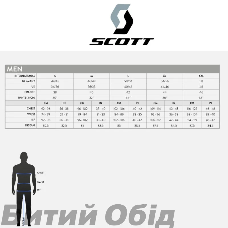 термодрез SCOTT RC WARM чорний 