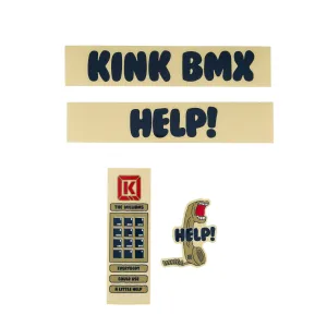 Набір наклейок на раму KINK BMX Williams Decal Kits 