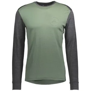 Термомайка SCOTT DEFINED MERINO frost green/dark grey melange