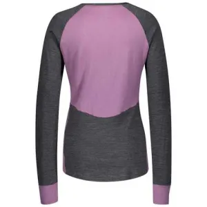 Термомайка SCOTT W DEFINED LIGHT dark grey melange/cassis pink 