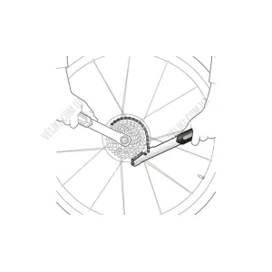 Ключ хлист для касети Topeak Chain Whip/Sprocket Remover, сталь