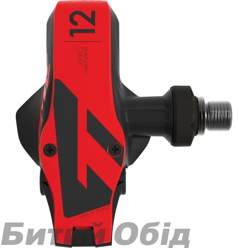 Педалі контактні TIME XPro 12 road pedal, including ICLIC free cleats, Black/Red