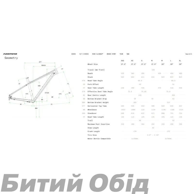 Велосипед Norco STORM 5 27