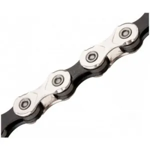 Ланцюг KMC X10-1 114 зір. 1/2x11/128 NPBK silver/black