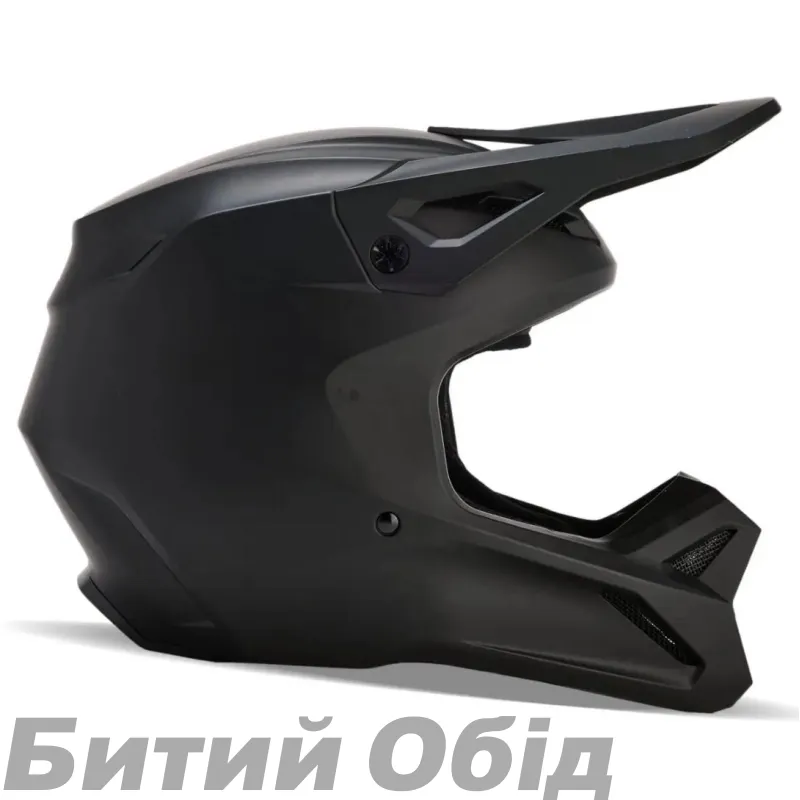 Шлем FOX V1 SOLID HELMET [Matte Black]