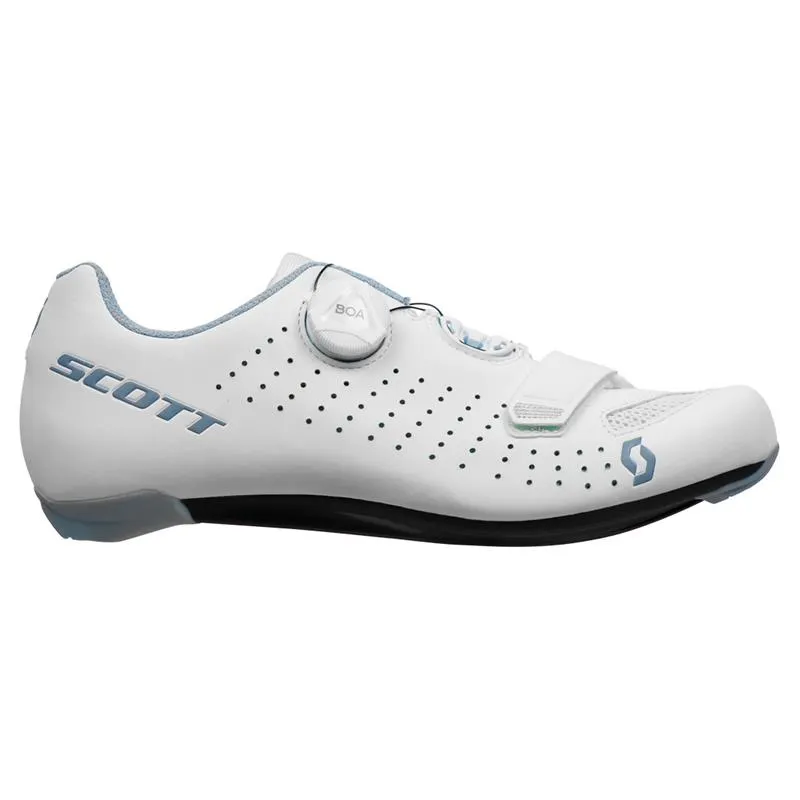 Велотуфлі SCOTT W ROAD COMP BOA matt white/light blue 