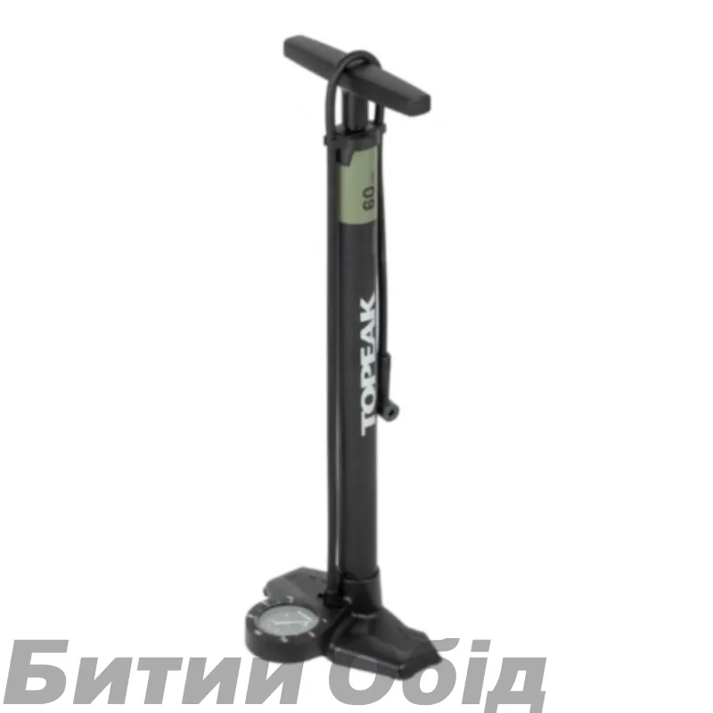Насос підлог Topeak JoeBlow Mountain EXI з/маном 4bar/макс сталь клад SmartHead 1.33кг чорн/зел