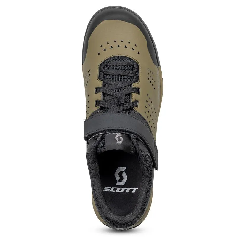 Велотуфлі SCOTT MTB SHR-ALP LACE STRAP black/fir green 
