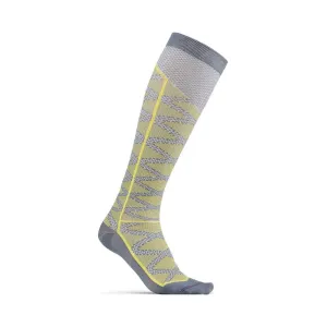 Носки CRAFT Compression Pattern Sock grey|Yellow 40-42