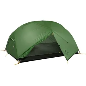 Палатка сверхлегкая двухместная с футпринтом Naturehike Mongar NH17T007-M, 210T, темно-зеленый