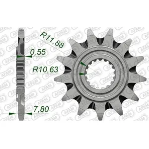 Звезда AFAM Grooved Chainwheel 520 - Honda, 13z