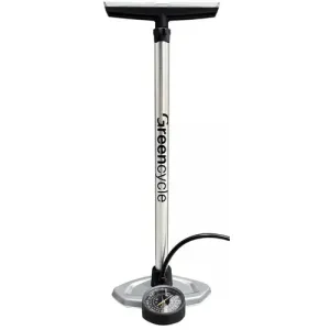 Насос Green Cycle GPF-2632 алюмінієвий підлоговий, сталева підніжка, манометр з подвійною шкалою, 160 psi