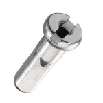 Нипель TW 2/14mm  серебристый (алюминий) 1шт Нипель TW 2/14mm  серебристый (алюминий) 1шт