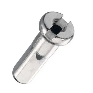 Нипель TW 2/14mm  серебристый (алюминий) 1шт