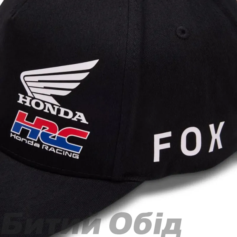 Кепка FOX X HONDA FLEXFIT HAT [Black]