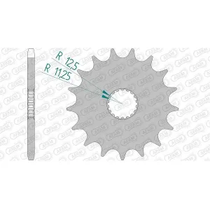 Звезда AFAM Shaft Sprocket 520, 17z