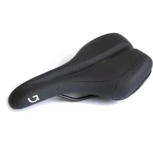 Седло Green Cycle Active Air стальные рейлы, черное