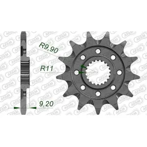 Звезда AFAM Grooved Chainwheel 520 - Kawasaki