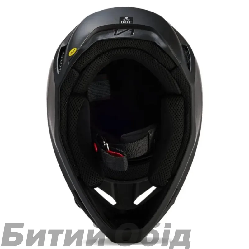 Шлем FOX V1 SOLID HELMET [Matte Black]