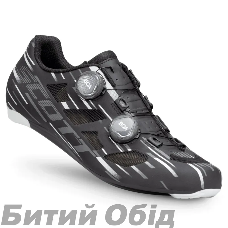 Велотуфлі SCOTT ROAD VERTEC VENT BOA black/white 