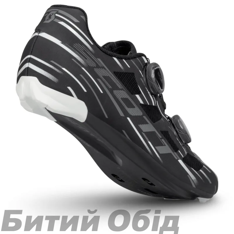 Велотуфлі SCOTT ROAD VERTEC VENT BOA black/white 