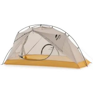 Палатка сверхлегкая одноместная Naturehike NH21ZP003, серо-желтая