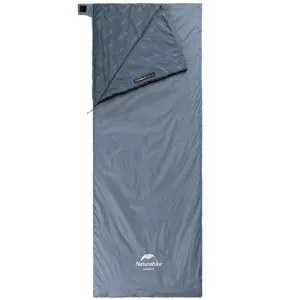 Спальник сверхлегкий Naturehike Ultralight LW180 NH21MSD09 (15°C), p-p XL, серо-синий