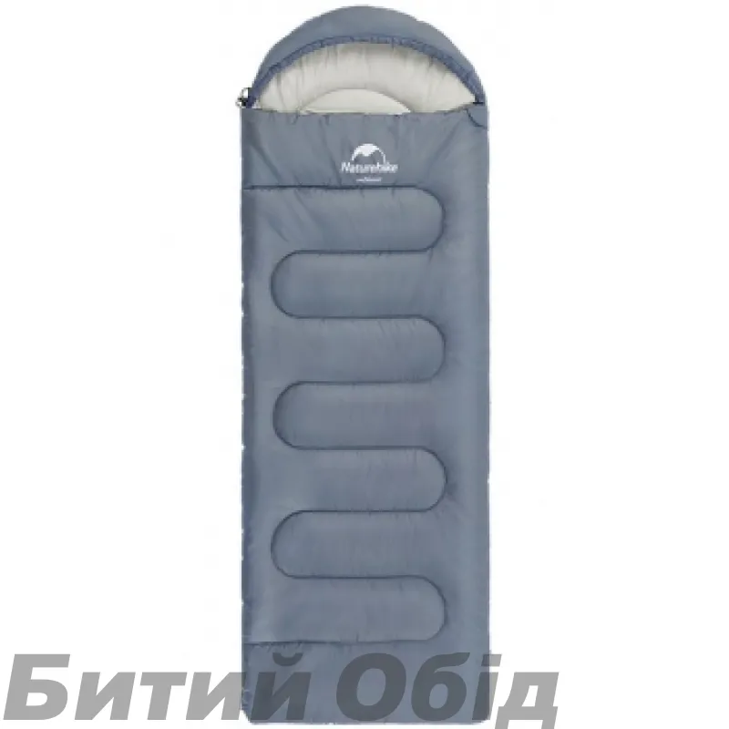 Спальний мішок Naturehike Y150L NH21MSD08, сіро-блакитний