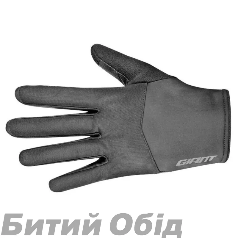 Велоперчатки термо длин пал Giant Chill X черн
