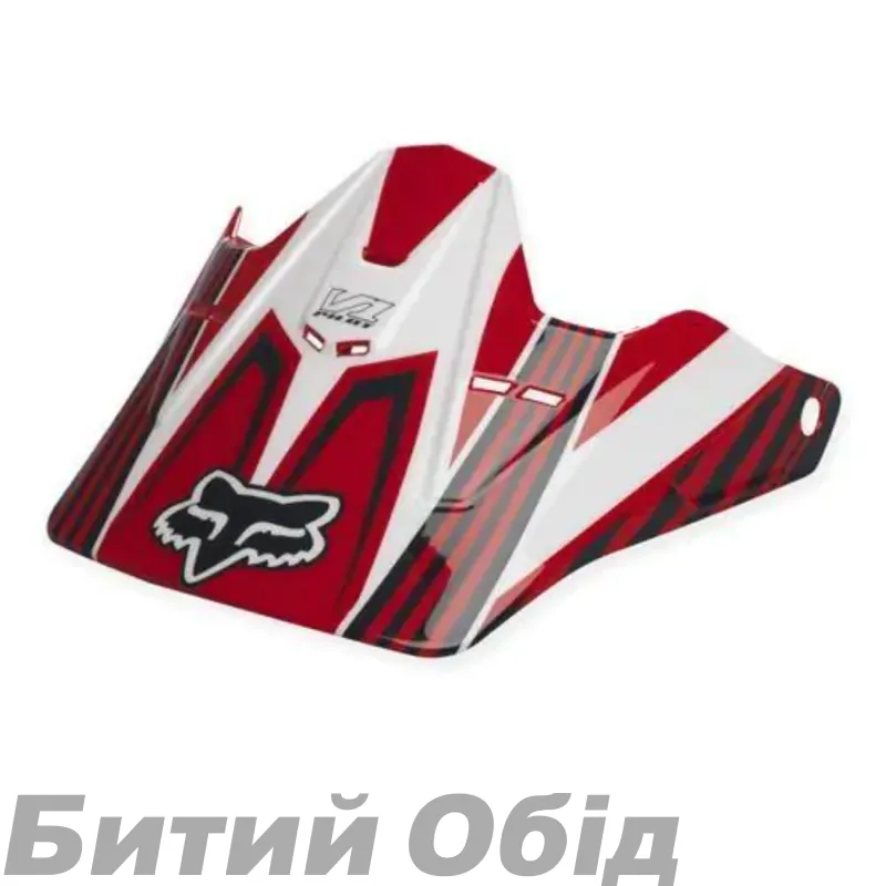 Козырек FOX V1 Helmet Visor - Race [Red], One Size