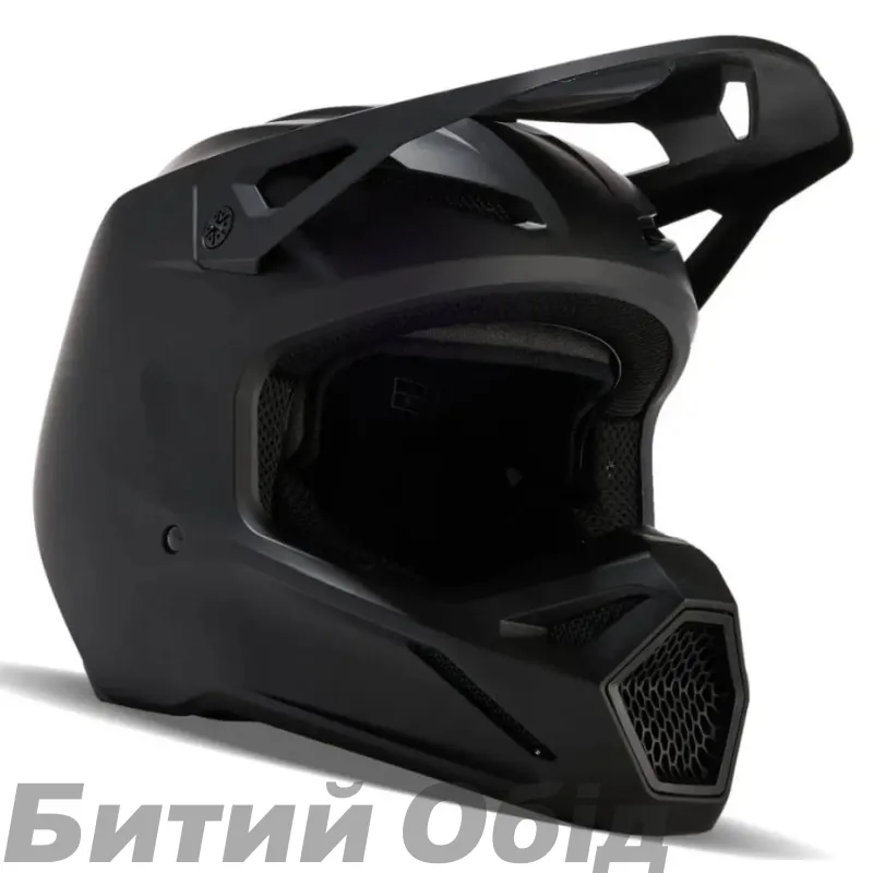 Шлем FOX V1 SOLID HELMET [Matte Black]