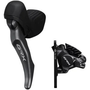 Тормоз гидравл диск SHIMANO RX820 GRX, передний (левая ручка/шифтер ST-RX820 2-ск., калипер, гидролиния 1000мм)