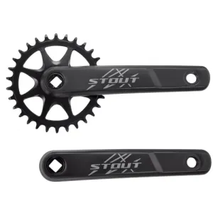 Шатуны Specialized CRK STOUT, L+R ARMS, ALLOY, SQUARE-TAPER, 30T RIVETED RING, 1X10 SPD, BLACK 