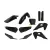 Пластик Polisport MX kit - Husqvarna (19-) [Black], Husqvarna