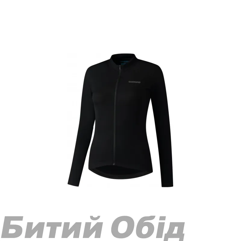 Велоджерсі жіноча Shimano ELEMENT LONG SLEEVE чорна