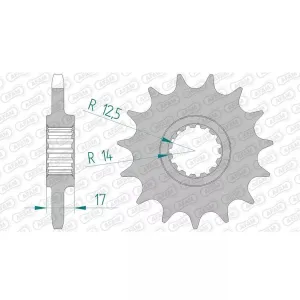 Звезда AFAM Shaft Sprocket 525, 15z