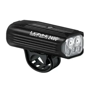 Переднє світло LEZYNE MEGA DRIVE 2400+ FRONT Чорний 2400 люменів Y17 Переднє світло LEZYNE MEGA DRIVE 2400+ FRONT Чорний 2400 люменів Y17