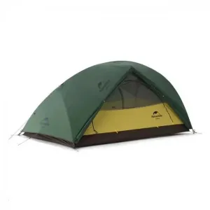 Палатка сверхлегкая двухместная с футпринтом Naturehike Star-River 2 Updated NH17T012-T, 210T, темно-зеленый