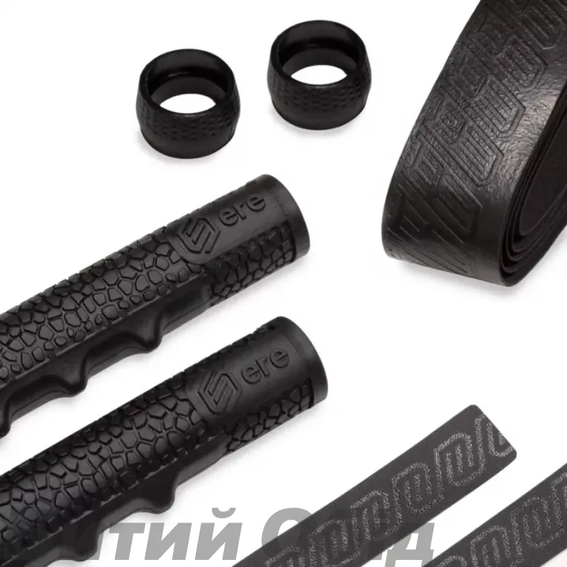 Обмотка керма ERE TENACI GRAVEL BAR COVER, 2,5 мм, EVA/TPU + грипси 320 мм, чорна