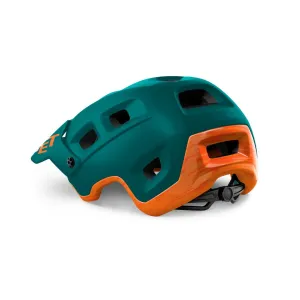 Шлем MET TERRANOVA CE ALPINE GREEN ORANGE | MATT GLOSSY 