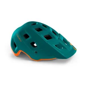 Шлем MET TERRANOVA CE ALPINE GREEN ORANGE | MATT GLOSSY 