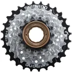 Звезды задние с трещоткой Shimano MF-TZ510-7, 14-34, серебро, 7-зв