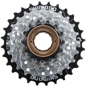 Звезды задние с трещоткой Shimano MF-TZ510-7, 14-34, серебро, 7-зв