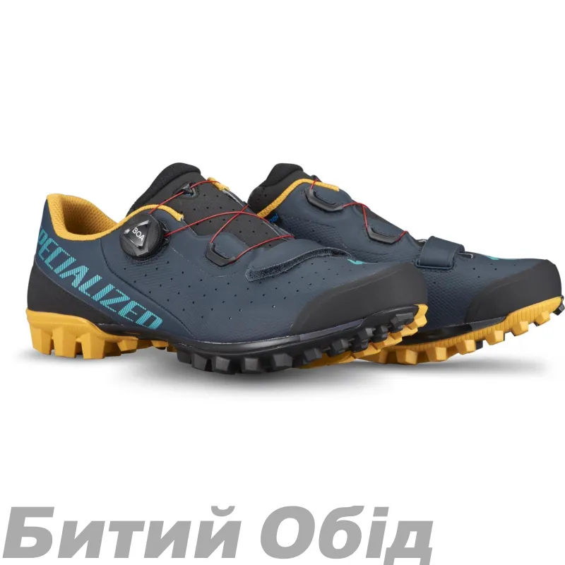 Велотуфлі Specialized RECON 2.0 MTB SHOE CSTBLU/LGNBLU/BRSYYEL