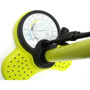 Насос для підлоги Cannondale ESSENTIAL, з манометром 140psi, presta+schrader, чорно-жовтий