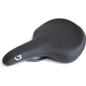 Седло Green Cycle Comfort Foam стальные рейлы, черное